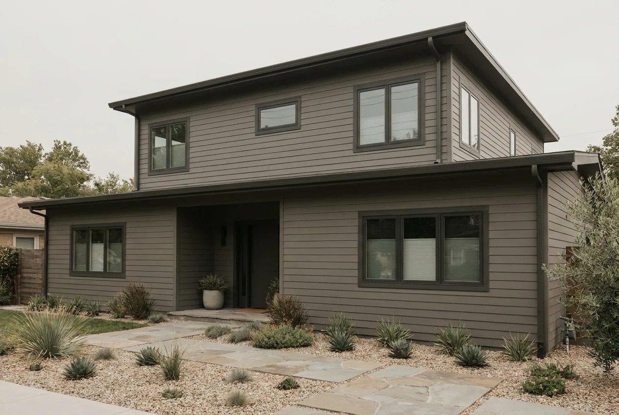 A finished modern home exterior remodel, brand neutral project thumbnail